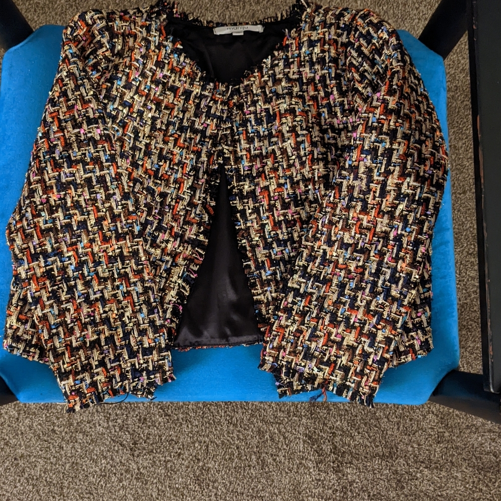 Multicolor Tweed Jacket - image 2